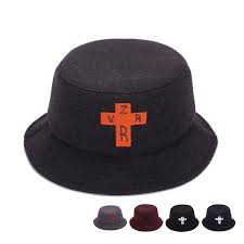 Click To Buy Bomhcs Autumn Winter Koren All Match Bucket Hat Warm Women S Embroidery Cross Woolen Fedora Caps 17mz38f Casual Cap Hip Hop Hat Hats For Men