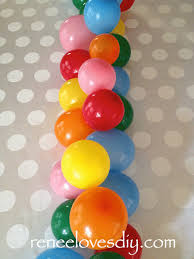 Balloon Table Runners Are Adorable Balloon Table Decorations Balloons Party Balloons
