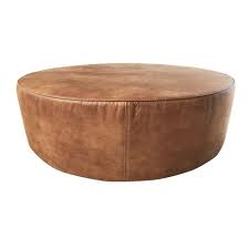 Eastwood Faux Leather Ottoman Temple Webster Leather Ottoman Round Leather Ottoman