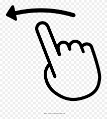With all of the wonderful artists out there creating their works to share for free with the world, i thought it would be. One Finger Swipe Left Coloring Page Two Finger Swipe Left Free Transparent Png Clipart Images Download