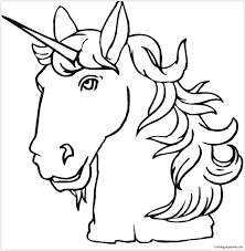 Unicorn Head Coloring Page Free Coloring Pages Online Unicorn Coloring Pages Unicorn Printables Unicorn Head