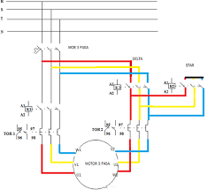 Jika tombol s2 ditekan, maka kontaktor k1 dan k2 bekerja maka lampu indikator h1 menyala dan mengunci sekaligus memberi tegangan pada kontaktor k2 dan lampu indikator h2 anda baru saja membaca artikel yang berkategori elektician dengan judul kontaktor magnet rangkaian star delta. Https Ejournal Undiksha Ac Id Index Php Jptk Article Download 6478 4454
