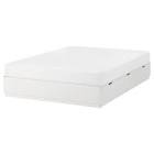 NORDLI Bed frame with storage, whiteKing (193x200 cm) Ikea