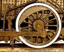 For My Tracks Walkin Partner In All Things Drive Wheel By George Church Train Pictures Old Trains Steam Engine Trains