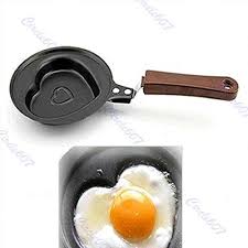Pink Day Heart Shape Bbq Egg Pancake Outdoor Mini Non Stick Pot Fry Frying Kitchen Pan Bbq Egg No Egg Pancakes Pink Day
