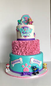 Girly Paw Patrol Cake Paw Patrol Birthday Cake Paw Patrol Birthday Cake Girl Paw Patrol Cake