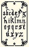 Maybe you would like to learn more about one of these? Gothic Cross Stitch Font Novocom Top