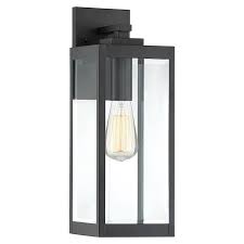 Quoizel Westover 17 In H Earth Black Medium Base E 26 Outdoor Wall Light Lowes Com Black Outdoor Wall Lights Outdoor Wall Lighting Wall Lights