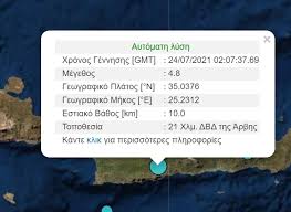 Σύμφωνα με το γεωδυναμικό ινστιτούτο, το χτύπημα του εγκέλαδου ήταν 3,5 ρίχτερ. H2ktn3 Xwhvpm