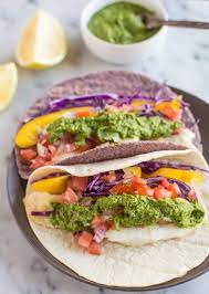 Cut into small pieces and roll into balls, roll balls out into very thin circles and place on hot, dry griddle for about 1 minute each side, ready when slightly browned. Fish Tacos With Green Harissa Healthy Nibbles