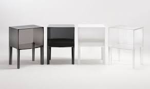 Kartell Small Ghost Buster Bedside Table Grey Made In Design Uk Contemporary Living Room Furniture Furniture Space Furniture
