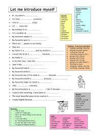 Check spelling or type a new query. Let Me Introduce Myself English Esl Worksheets For Distance Learning And Physical Classrooms