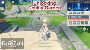 Players will know when they have arrived when they see an altar with a wind monument in front of it. Cecile S Garden Genshin Impact Where To Find Cecilia In Genshin Impact Spice Up Your Lifex Instocks