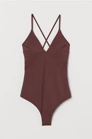 V Neck Swimsuit Burgundy White Dotted Ladies H M Us Swimsuits Brown Swimsuit Womens Swimsuits Bikini