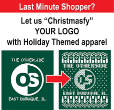 Christmasfy” Your Logo With Holiday Themed Apparel – Courtyard Ink