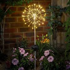 Great savings & free delivery / collection on many items. Solar Silver Effect Starburst Solar Powered Led Outdoor Stake Light Diy At B Q