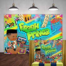 Usually it's just pink or blue, she said. Amazon Com 5 3ft Fresh Prince Hip Pop Photo Backdrop Graffiti Vintage Disco Throwback Background For Baby Shower Boys Newborn 1st Birthday Theme Banner Cake Table Decorations Party Supplies Photo Studio Props Camera