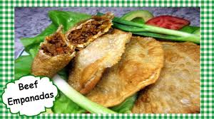 The name comes from the spanish verb empanar which roughly translates to wrap in bread, so an empanada is essentially a breaded pastry filled with a savory. Beef Empanadas Recipe How To Make Homemade Beef Empanada Youtube