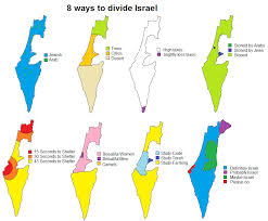8 Ways To Divide Israel Vivid Maps Map Divider Modern Map