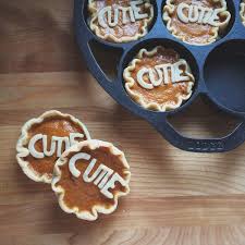 Pumpkin Cutie Pies Cast Iron Skillet Recipes Individual Pumpkin Pie Mini Cake Pans