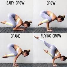 Day 2 Its Crow Crane Pose And There Are So Many Variations Heres A Progress Of Crow Pose So Give Yourself A L Yoga Postures Easy Yoga Workouts Yoga Fitness