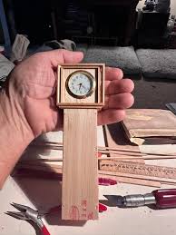 Lots of head scratching and studying my moulding stock today.... I think  I've worked it out now.... 🙂 One Vienna regulator clock top ( 11 inch  width size) the finials are on