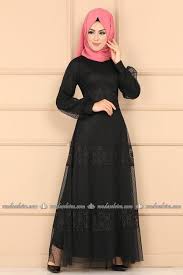 Modaselvim Elbise Puantiyeli Tul Elbise 5186ay342 Siyah Abaya Fashion Colorful Dresses Dress Skirt