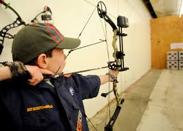 Bow and arrows are part of the equipment of an archer; Ellsworth Opens Doolittle Indoor Archery Range Ellsworth Air Force Base Article Display