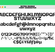 Retro Mango - Retro Bold Family, a Sans Serif Font by Dharmas Studio