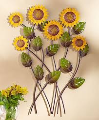 Sunflower Wall Sculpture Sunflower Kitchen Decor Sunflower Home Decor Yellow Floral Decor