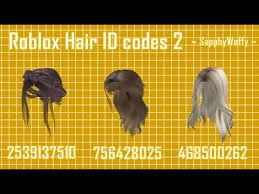 Black, white, brown, bacon, blonde, trecky, pink, bed, cinnamon and many other types for boys. Black Ponytail Roblox Id Code 05 2021