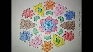As the milk boils freely over the pot, family members shout out happily pongalo pongal! Youtube Rangoli Designs Images Rangoli Designs With Dots Rangoli Designs
