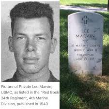 🇺🇲WWII uncovered: HAPPY FATHER'S DAY: Honoring the Fathers and Sons that  served in World War II: Lamont and Lee Marvin Lee Marvin, of New York City  New York, enlisted with the US