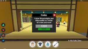 Enter the code to redeem! Roblox Code Kagune Anime Fighting Simulator Youtube