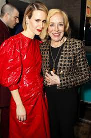 Sarah Paulson Gets Support From Partner Holland Taylor At Glass Premiere In N Y C Holland Taylor Sarah Paulson Actresses