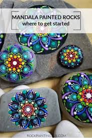 Rockpainting is a wonderful art of decorating stones with colorful paint. Dot Mandala Beginner Tutorial Rock Painting 101