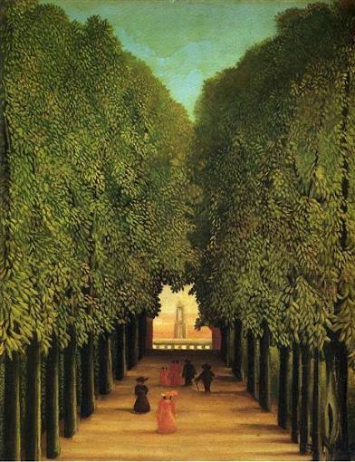 Alleyway in the Park of Saint Cloud, 1908 - Henri Rousseau - WikiArt.org