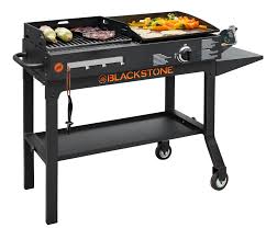 This one of a kind griddle makes cooking the simplest of meals that much more satisfying. Blackstone 4 Burner 36 Griddle With Air Fryer And Hood Walmart Com Walmart Com