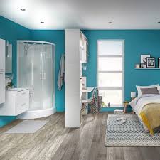 Goodhome Lame Pvc A Clipser Decor Pecan Salle De Bain Castorama Meuble Salle De Bain Salle De Bain 3d