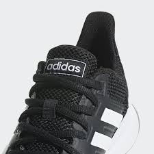 Adidas Black And Grey Running Shoes Adidas Runfalcon Shoes Black Adidas Us Shoes Black Shoes Lightweight Running Shoes