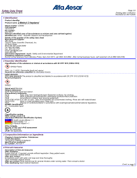 Osha studyguide for people who want to get the osha certified. Safety Data Sheet