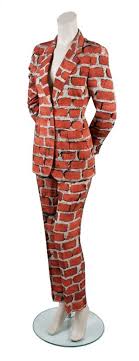 A Moschino Couture Brick Wall Suit Size 10 Apr 19 2009 Hindman In Il Clothes Couture Cute Outfits