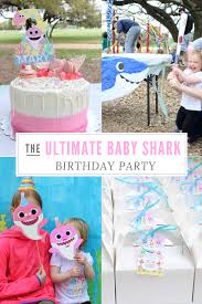 Baby Shark Birthday Party Celebrating 2 Years Life Anchored Shark Birthday Party Shark Birthday Baby Birthday Themes