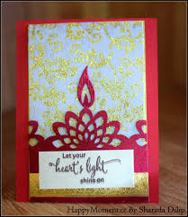 Diwali card making idea for kids. Happymomentzz Crafting By Sharada Dilip Quick Diwali Cards