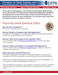 Idfpr Releases Visual Flowchart Of The Complaint And