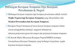 Kementerian luar negeri dan wisma putra. Pentadbiran Negeri Kerajaan Tempatan Ppt Download