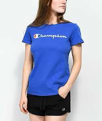Free shipping on orders over $25 shipped by amazon. Champion Blue T Shirt Women S