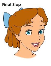 How To Draw Wendy Darling Peter Pan Disney Drawing Tutorial Disney Art Drawings Disney Drawings
