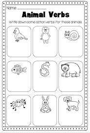 Verb Printable Worksheet Differentiating Between Nouns And Verbs The Pack Covers Action Verbs Past Pre Verb Worksheets 1st Grade Worksheets Verbs Activities
