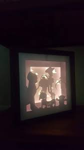 You Got A Friend In Me Toy Story Inspired Light Up Shadow Etsy 3d Shadow Box Shadow Box White Box Frame
